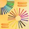 36 Colors Tempera Paint Sticks – Non-Toxic, Washable & Quick-Drying Paint for Kids on Paper, Wood, Glass & Canvas